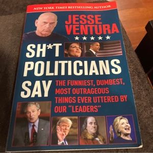 Shut politician say book. Like new